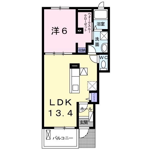 ラハナⅡの間取り