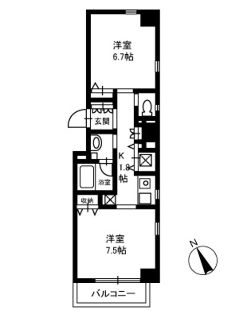Primroseの間取り