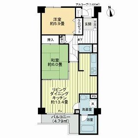 ライオンズマンション鎌倉七里ガ浜海岸の間取り