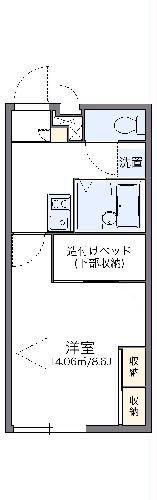 レオパレスロワゾ ブルーの間取り
