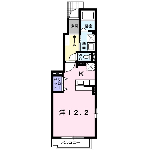 ミニョン　ソレイユの間取り