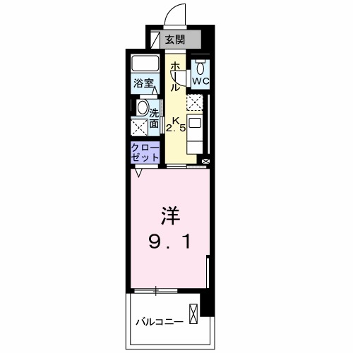 ライトヒルズ 元町の間取り