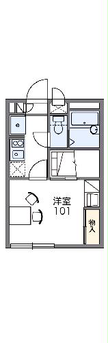 龍禅寺町の完工年月(2003年6月)築の賃貸アパートの間取り