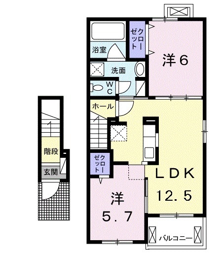 カファーラJの間取り
