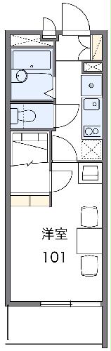 レオパレスシエルの間取り