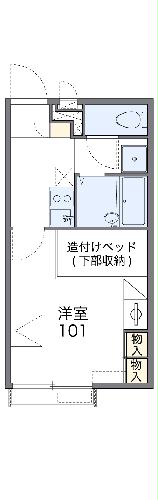 レオパレス栄華西Ⅲの間取り
