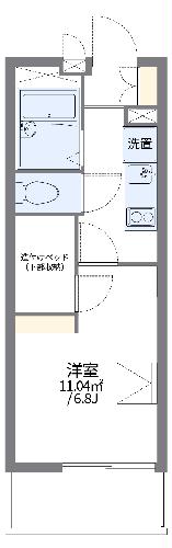 レオパレスロイヤルパームの間取り