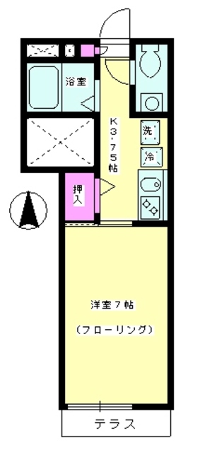 コーラル Kの間取り