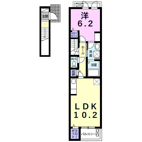 ベル ブリーズ ウエストの間取り