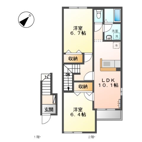 グランハイムの間取り