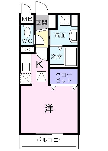 Ｙｉ　アイリスの間取り