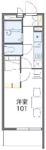 レオパレスKANAMEの間取り