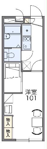 レオパレスクラブ ジールズの間取り