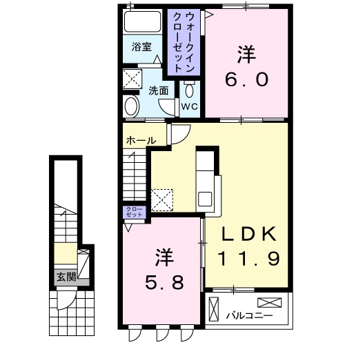 アークヒルズKの間取り
