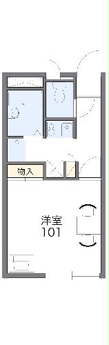 レオパレスイーグル壱番館の間取り