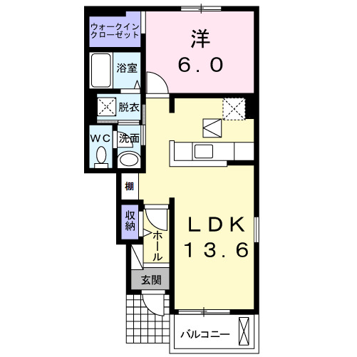 EXCEL COURTⅡの間取り