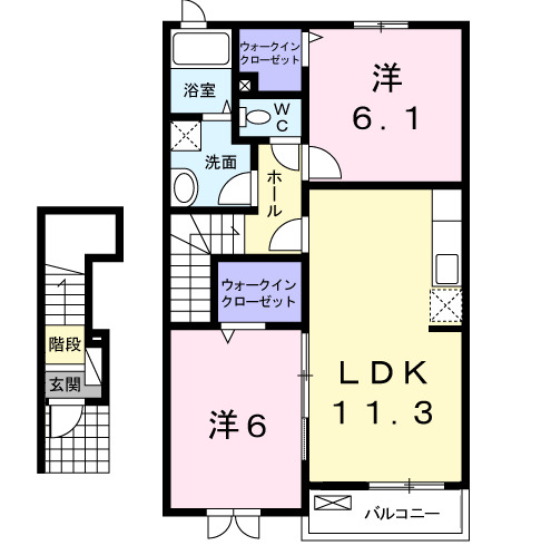 ファーチャ・イターナル Iの間取り
