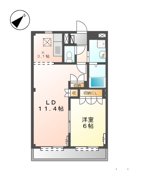 ハイムルミナスの間取り
