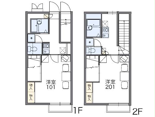 レオパレスクオリアの間取り