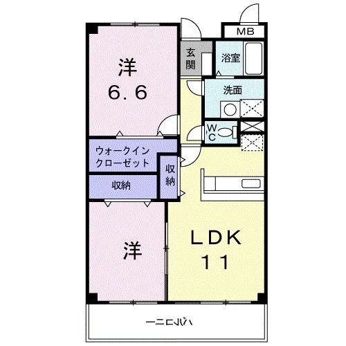 プラシードの間取り