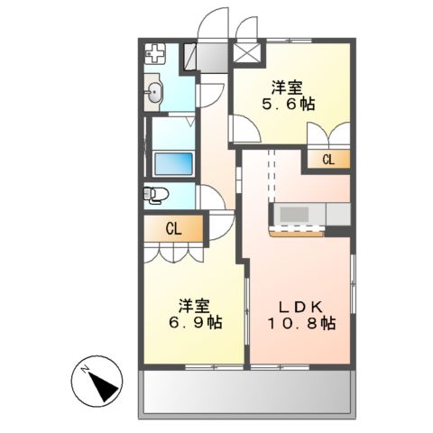 ハピネスの間取り