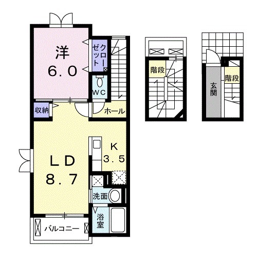 メープル シュガーの間取り