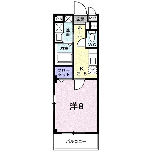 ソレイユ ツダヌマの間取り