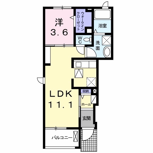 ハイツ のぞみの間取り