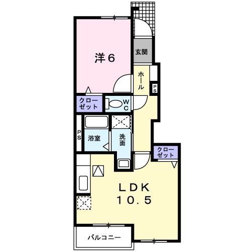 シャレーの間取り