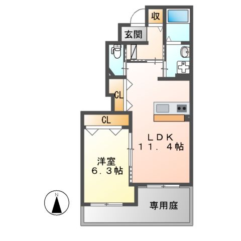 マ・グランⅥの間取り