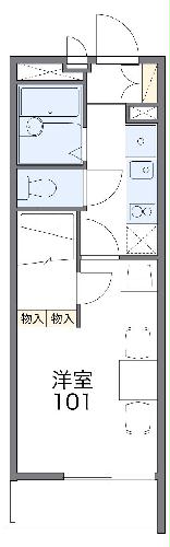 レオパレス大林Ⅰの間取り