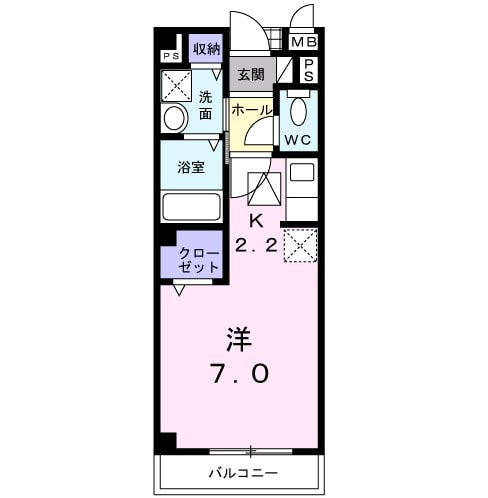 ラシーヌ矢田の間取り