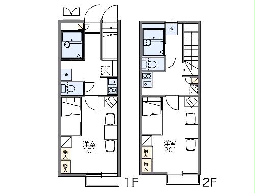 レオパレスザーリアの間取り