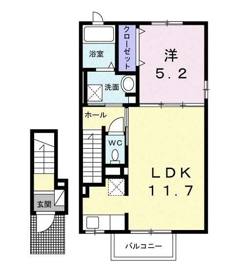 グレイステラスⅡの間取り