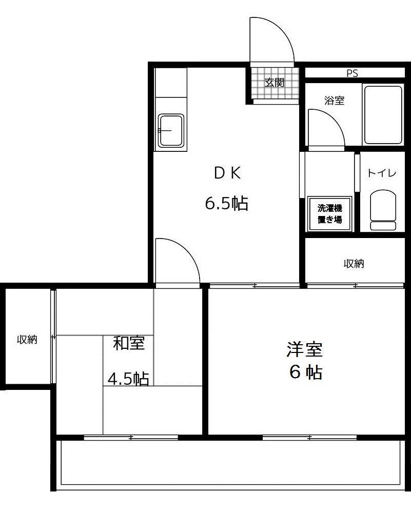 サンパールハイツの間取り