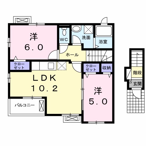 モリペトラⅠの間取り