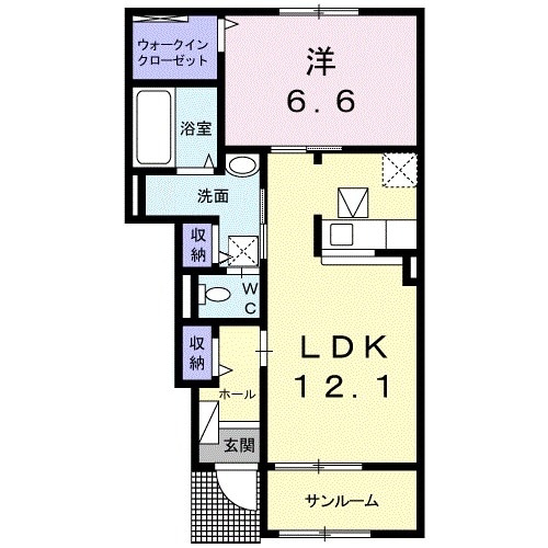 アヴェニューの間取り