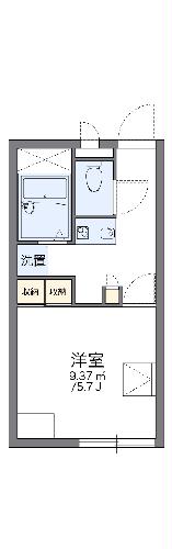 レオパレスイーグル壱番館の間取り