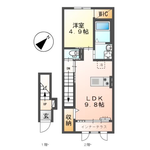 ルミエール幸田の間取り