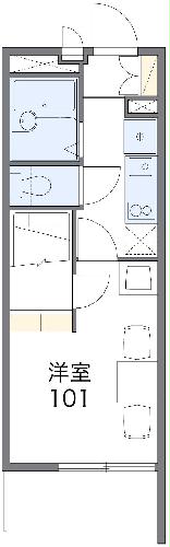 レオパレスパインツリーの間取り