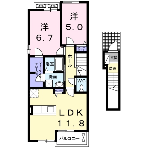スザンヌ ランランの間取り