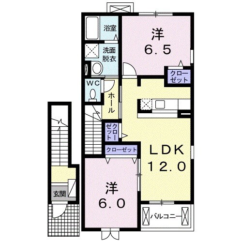 しなの Fの間取り