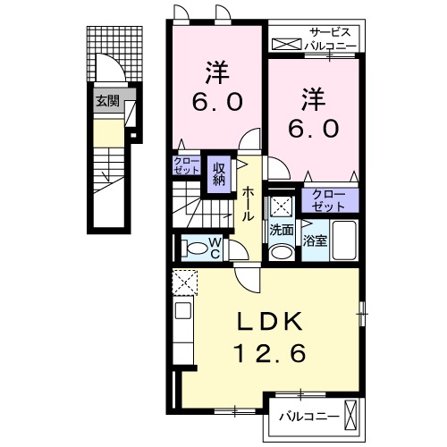 TIME Ⅱの間取り