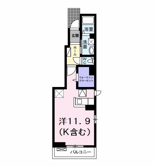 ラフレシール ガーデンの間取り
