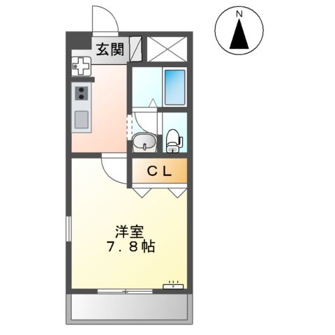 クラーレン ハウスの間取り