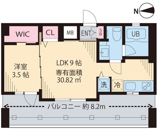 Mia Casa Ⅰの間取り
