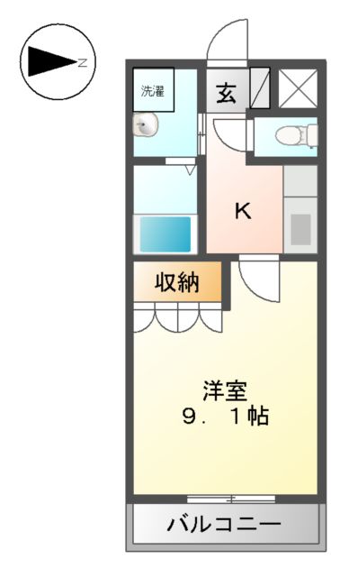 フリージャー茅ヶ崎の間取り