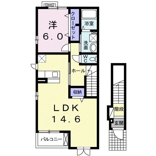 レグルス Ⅰの間取り