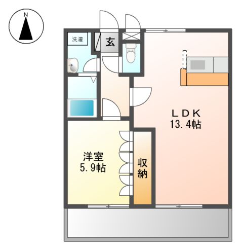 Grand Court Ⅰの間取り