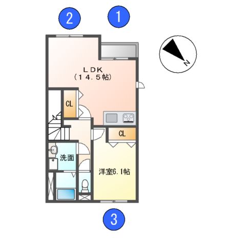 クイーン アークの間取り